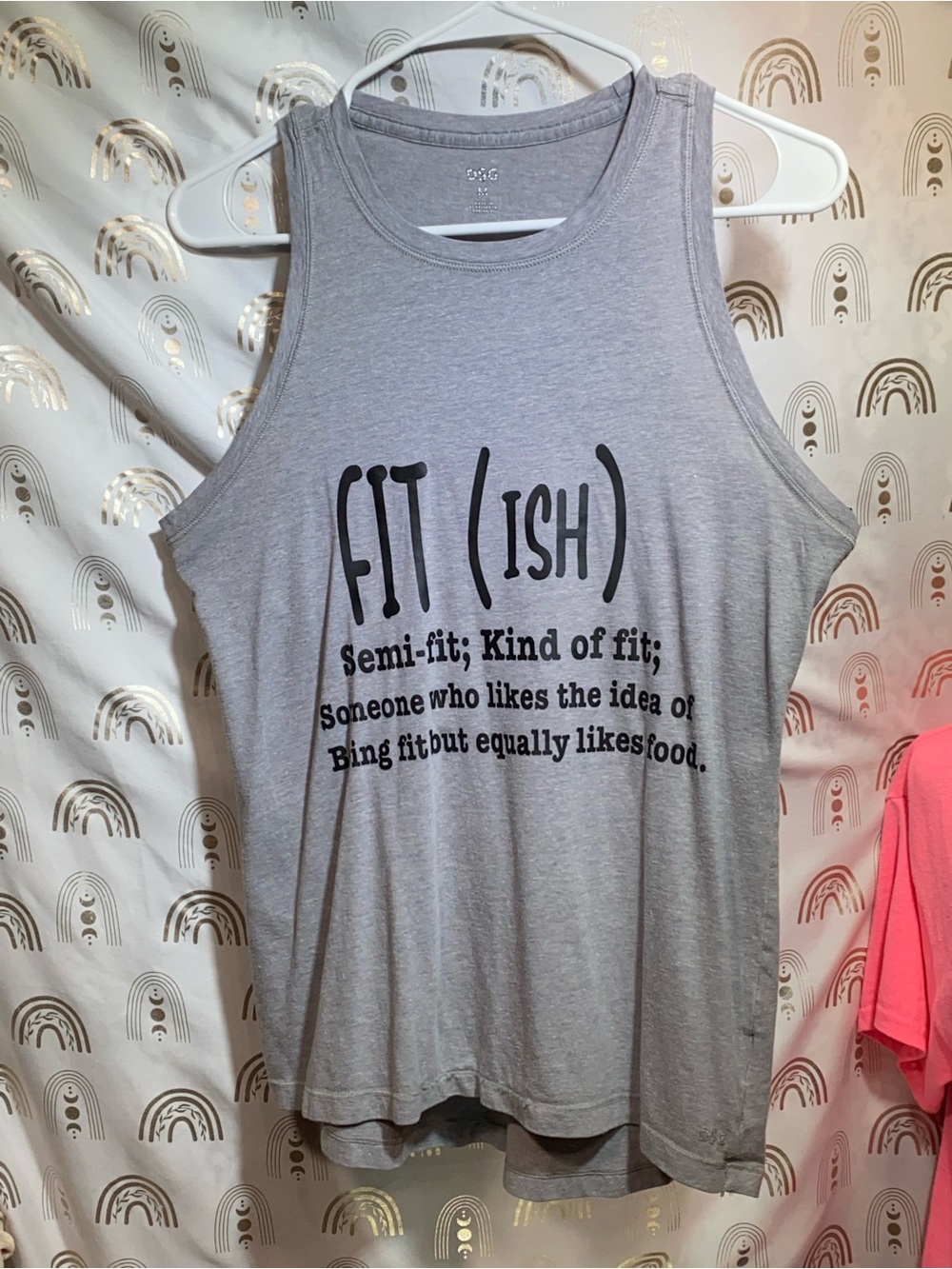 Up Cycled DSG Gray 'Fit (ish)' Muscle Tee